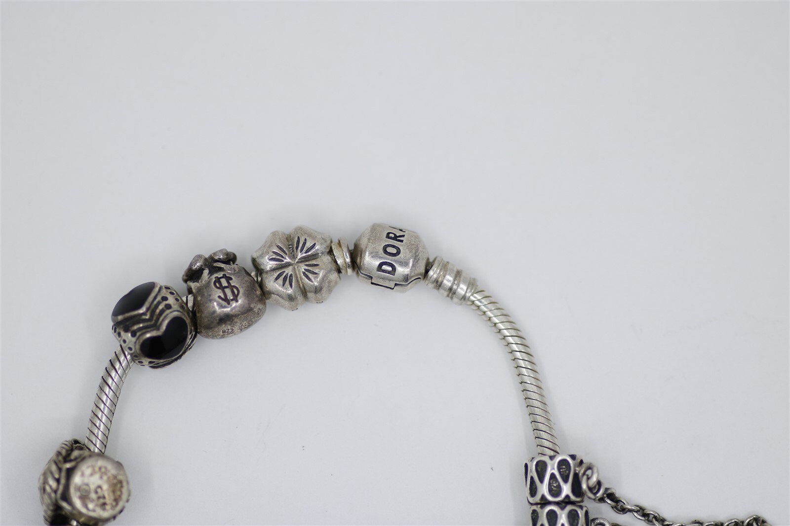 Vintage Sterling Silver Pandora Bracelet With Charms - Etsy