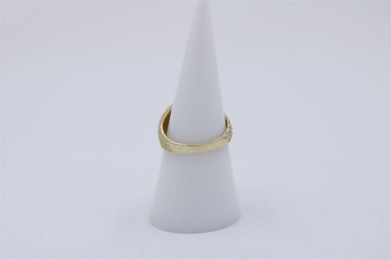 Vintage 14k Yellow Gold Ring Sz 6.25 - image 3