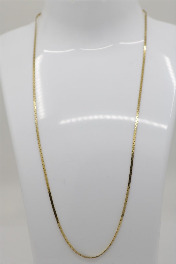 Vintage 14k Yellow Gold Necklace 18"