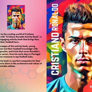 The Iconic Cristiano Ronaldo Activity Book 60 Pages Printable digital ...