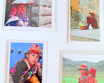 Gente del campo peruano. Mucho color.