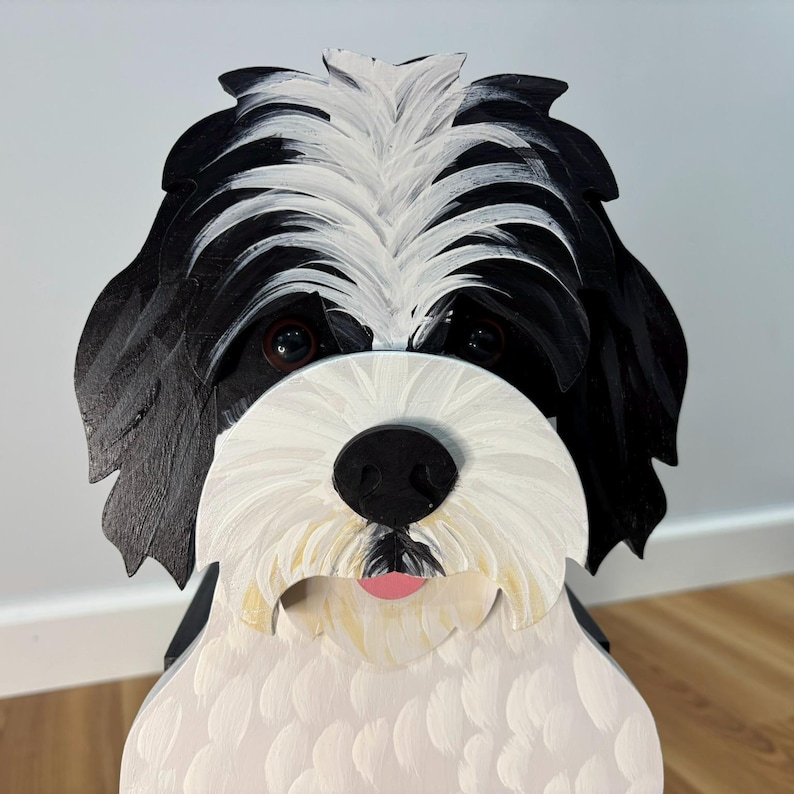 Cavapoo Cockapoo Cavachon Dog Handmade and Painted Wood Organizer ...