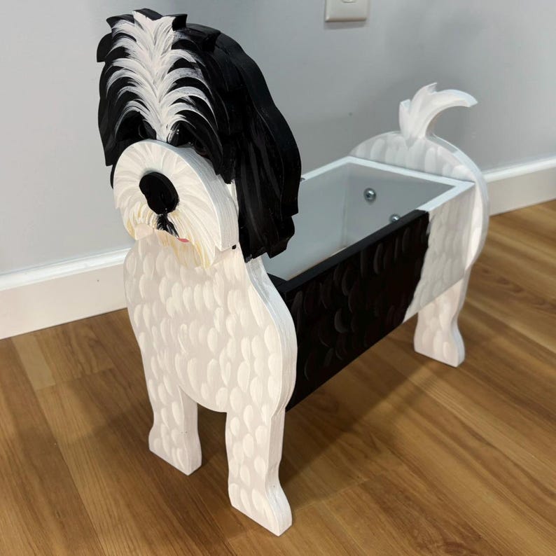 Cavapoo Cockapoo Cavachon Dog Handmade and Painted Wood Organizer ...