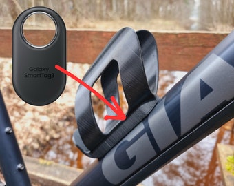 Bike bottle cage with SmartTag2 holder - 3D PRINT - SmartTag2 mount