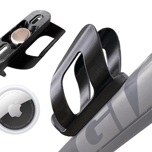Bike bottle cage with AirTag holder - 3D PRINT - AirTag mount