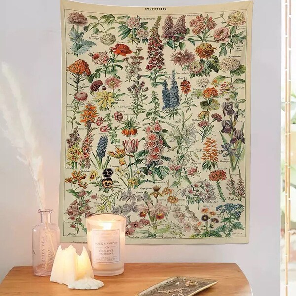 Vintage Tapestry Fabric Etsy