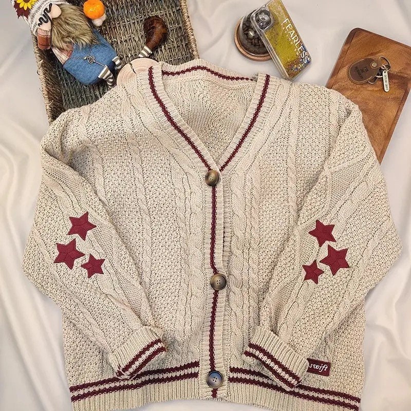 Taylor Red Cardigan - Etsy