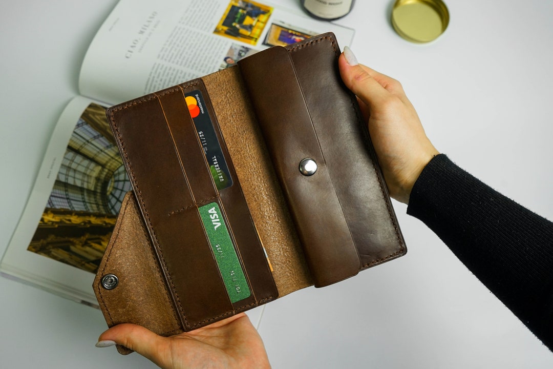 MILANDO Men Wallet Bi-fold Business Wallet Purse Luxury Multi-Card