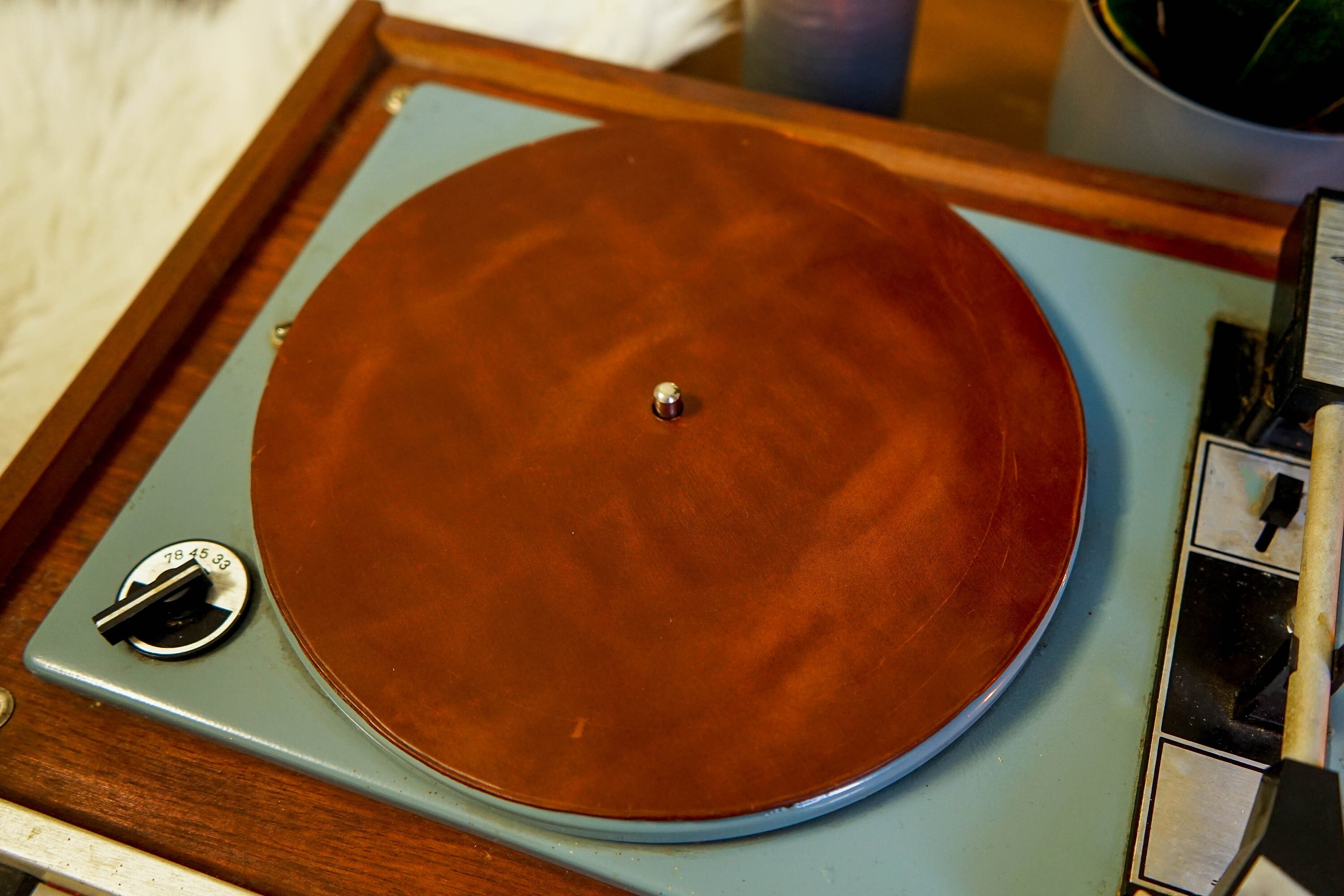 Turntable Leather Slipmat Record Player Mat Gift Music Etsy