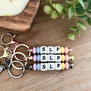 Speech Therapist Keychain | SLP keychain | Speech month gift | SLP graduation gift | Gift for SLP | Speech Therapy Stocking Stuffer