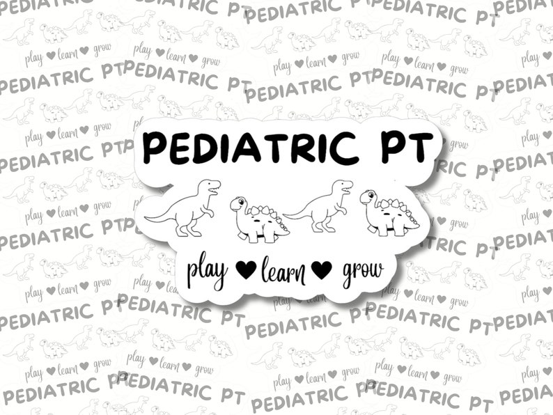Pediatric PT Sticker, Peds PT Sticker, Physical Therapist Gift, Gift ...