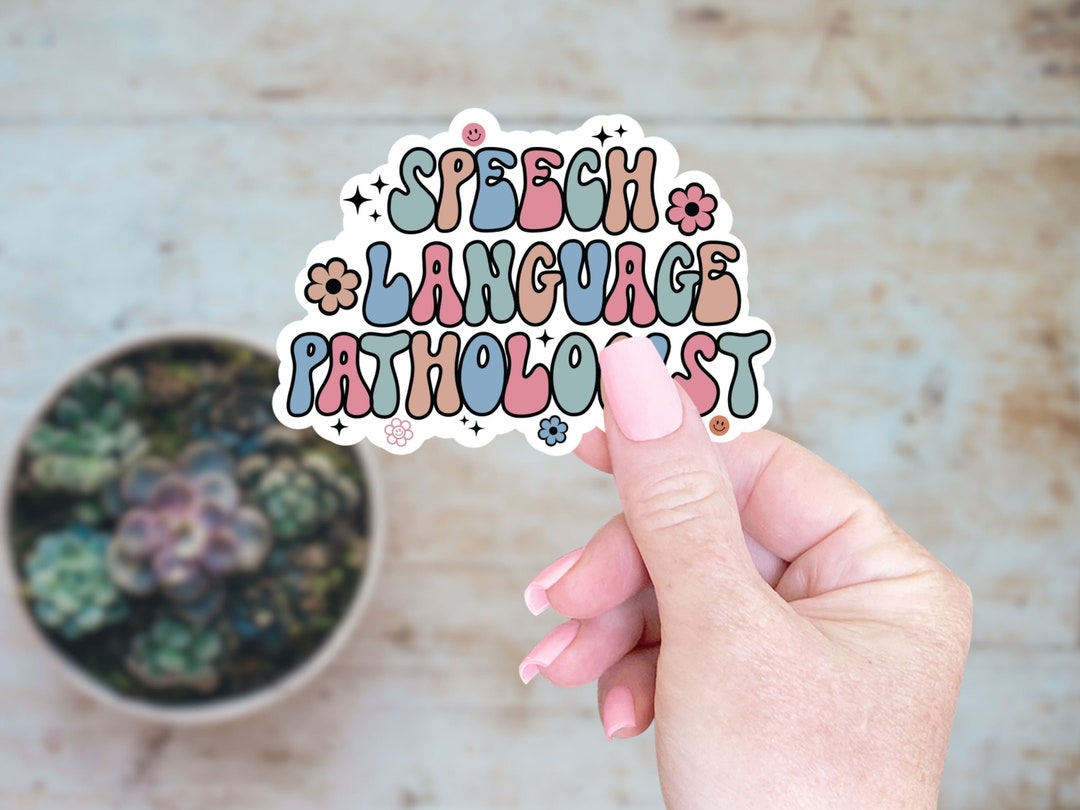 Slp Sticker Silly Speech Language Pathologist Sticker | SLP Sticker | SLP Gift | Speech ...