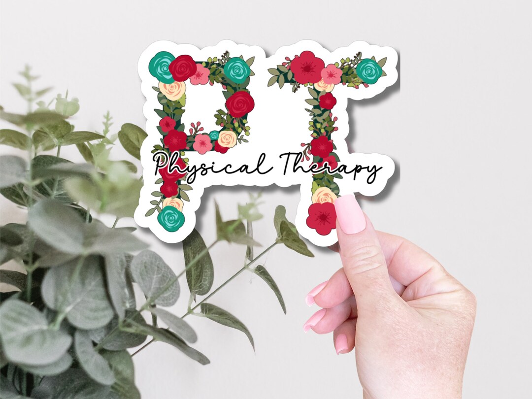 Physical Therapist Sticker, PT Sticker, Physical Therapy Sticker ...