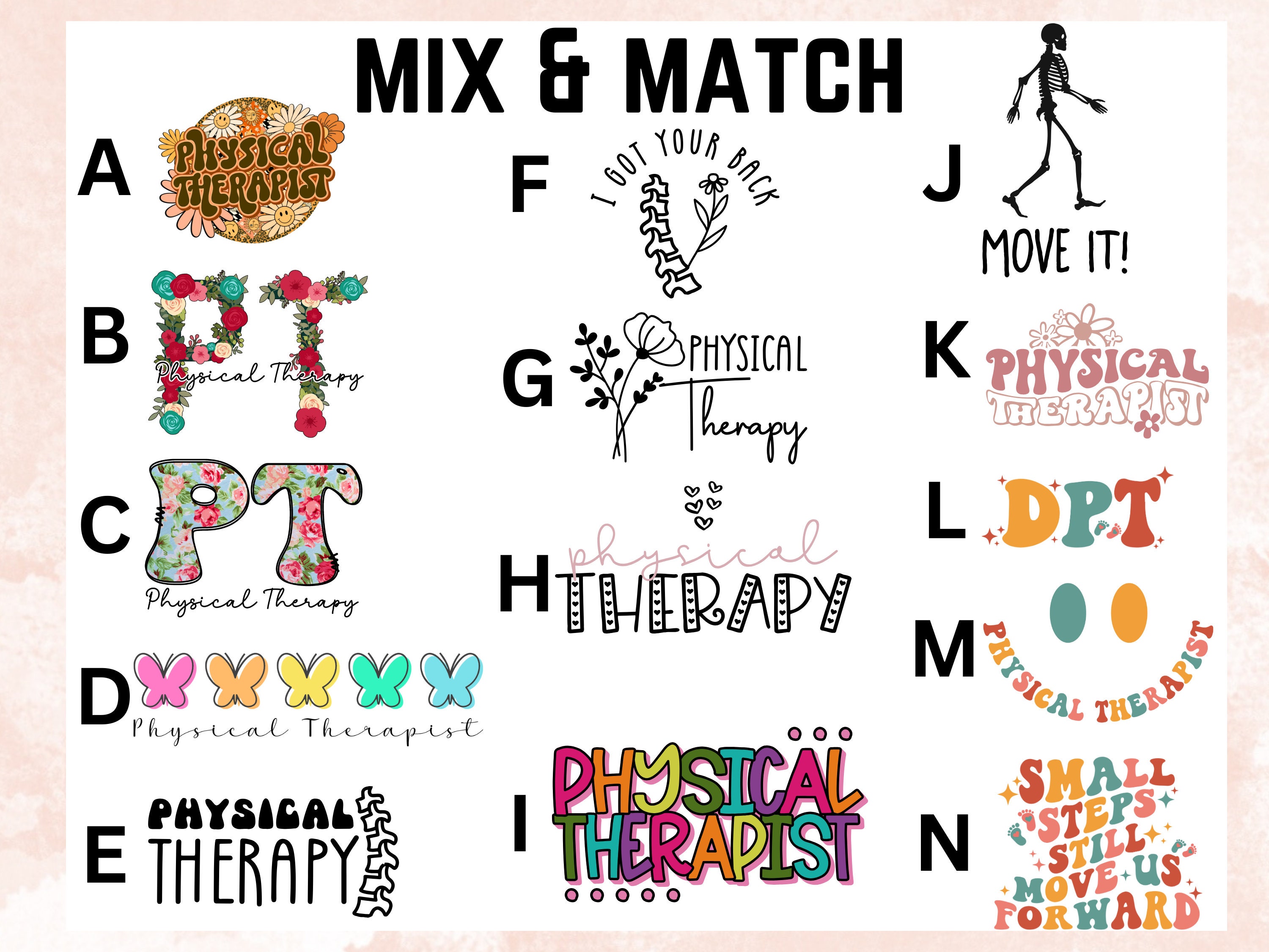 BULK Mini PT Sticker Bundle | 2