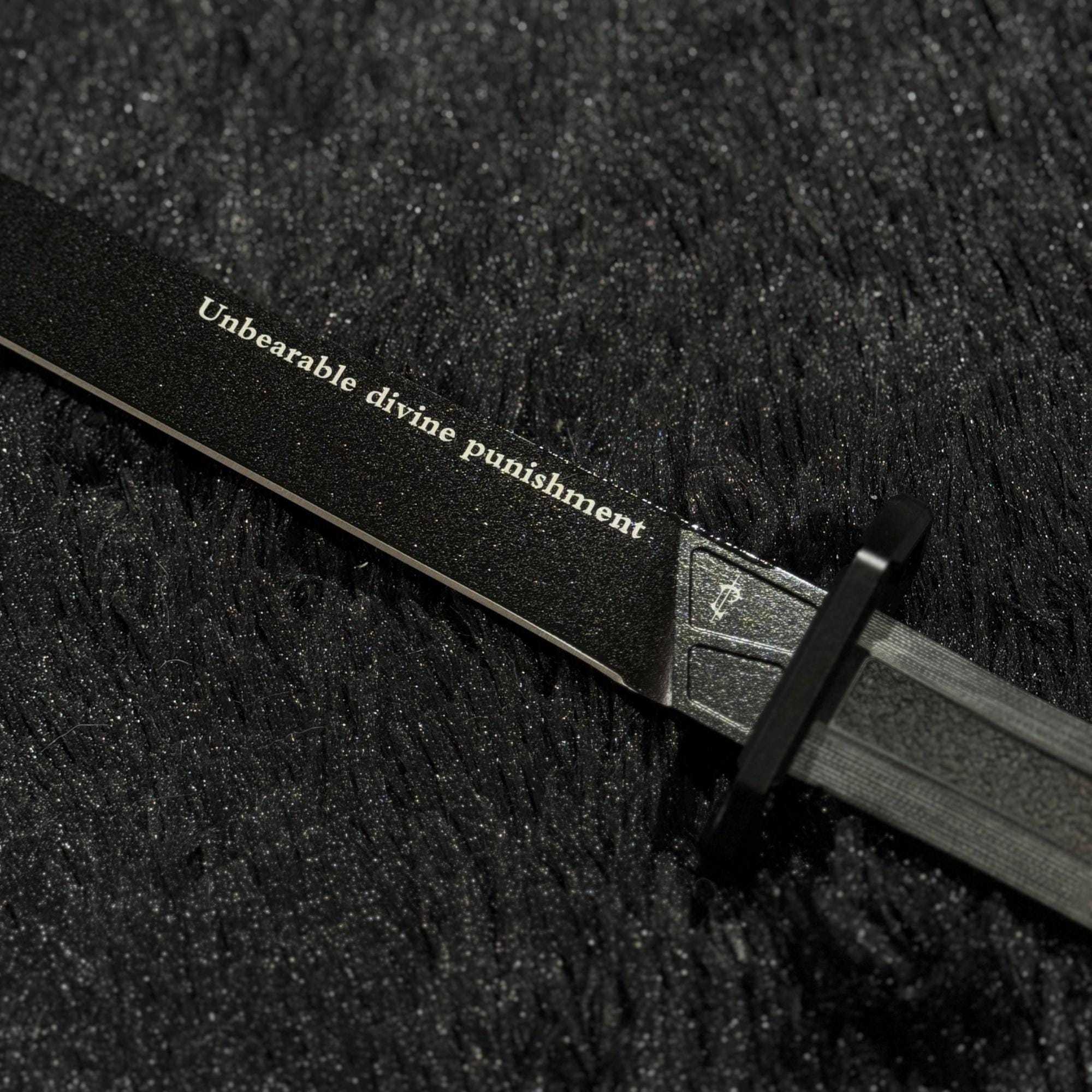 Outdoor Survival Gear, Cyberpunk Katana, 80crv2 Steel, Gift for