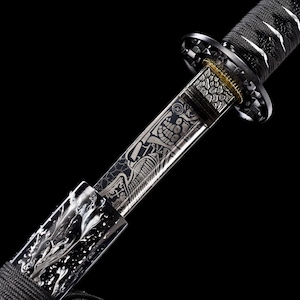 ユニークな刃紋を持つファンタジー刀 - コレクターやコスプレに最適なギフト