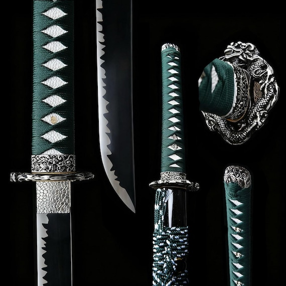 Handmade Full Tang Katana - Specially Designed Tsuba, Luxury Men's Gift, Convention & Collection Piece