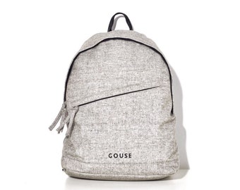 Grey Marl backpack, school, university, college bag, GIRLS. BOYS, Minimalistic