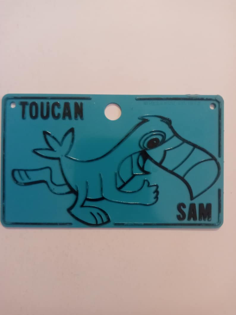 1973 Kellogg Toucan Sam Bicycle License Plate Etsy