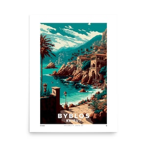 Byblos (v2) poster su carta fotografica | Beirut | Libano poster su carta fotografica | Jbeil poster