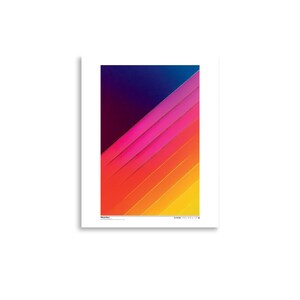 Vibrant Aura (v2) premium poster su carta fotografica | Serie limitata Aura | Arte astratta, network neurali, arte generativa
