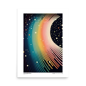 Cosmic Constellation Patterns (v2), poster su carta fotografica | Arte astratta e ottica | Serie limitata