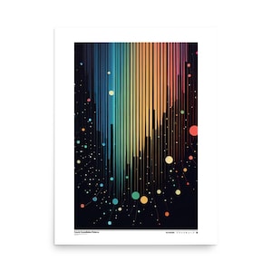 Cosmic Constellation Patterns (v1), poster su carta fotografica | Arte astratta e ottica | Serie limitata