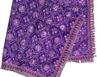 Paño de San Lazaro - Tela de altar para rituales religiosos Yoruba, Santeria Ifa Religion, manta de trono para Babalú Ayé pañuelo 47"x47"