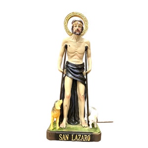 SAN LAZARO 12&#39;&#39; Statue Orisha Estatua de san lazaro  Estatua Santeria