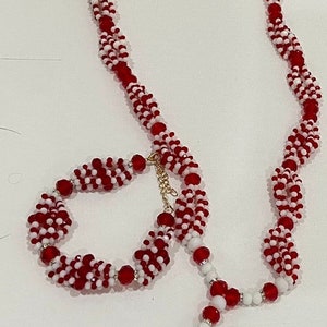 Collar de mazo con idde de shango collar de cabecera santeria religion ifa