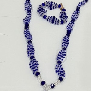Collar de mazo con idde de yemaya collar de cabecera santeria religion ifa