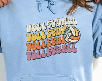 Sweat à Capuche Vintage Volley-ball - Homme, Coupe Classique, 241 G - 3