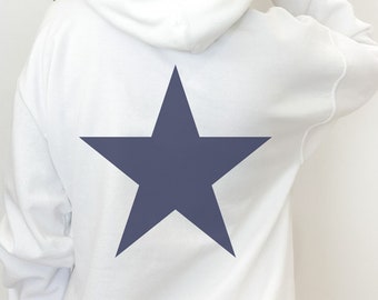 Star Hoodie, Y2k, Star, Stargirl, Downtown, vintage, cute, hoodie, comfy