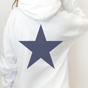 Star Hoodie, Y2k, Star, Stargirl, Downtown, vintage, cute, hoodie, comfy