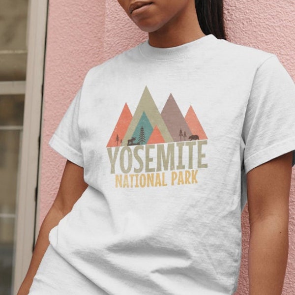 Yosemite National Park Camping Shirt, Hiking Shirt, Outdoor Shirt, Hike Shirt, Climbing Parks, Adventure Shirt, Camp Shirt, Backpacking