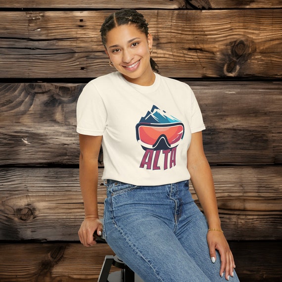 Retro Alta Utah Mountain Sunset T-Shirt Retro Alta Utah Mountain Sunset T-Shirt