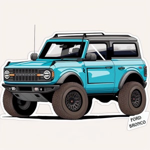 Ford Bronco, Ford, Bronco, adesivo Ford Bronco, nuovo Ford Bronco, decalcomania Ford Bronco, logo Ford Bronco, adesivo per camion, adesivo per laptop