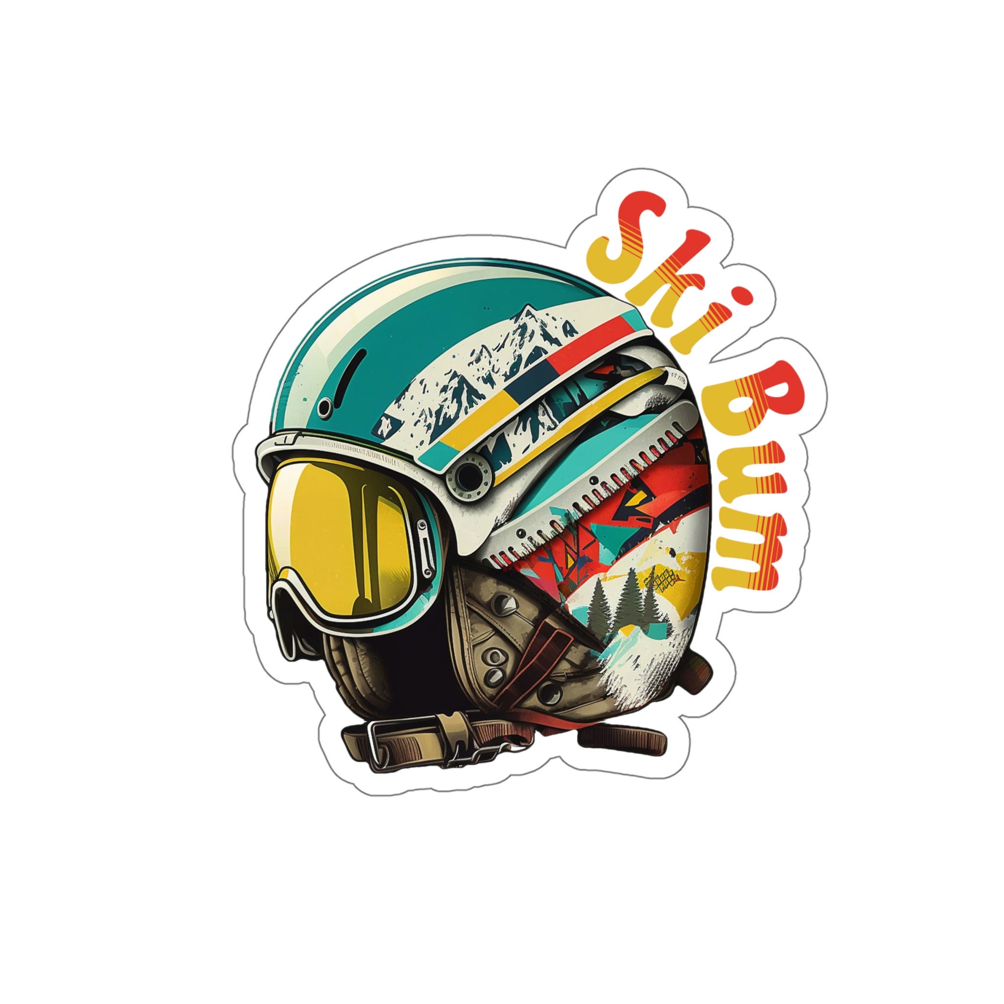 AMA SHOP Set 4 Adesivi Vagabondo Con Capelli Biondi – Sticker Ritagliati In PVC Per Casco, Auto, Moto E Camper (4 Pezzi Da 10 Cm) - 2
