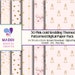 Pink Gold Wedding Themed Printable Paper Patterns Digital A4 Instant ...