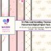 Pink Gold Wedding Themed Printable Paper Patterns Digital A4 Instant ...