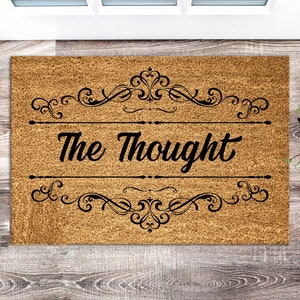 Custom doormat - Personalized Last Name Doormat, Custom Door Mat, Wedding Gift, Housewarming Gift, Top Seller, Front Door Mat