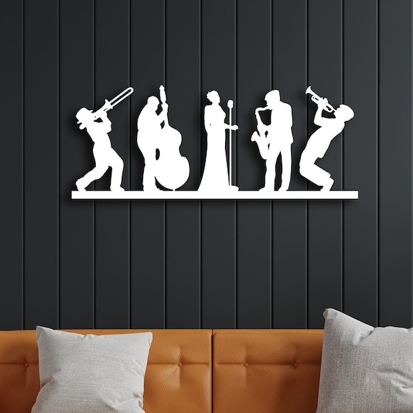 Jazz Metal Wall Art Etsy