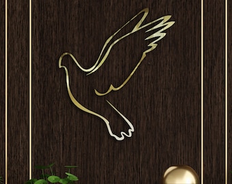 Arte mural de pájaros, decoración de pájaros de metal para el hogar, arte mural para sala de estar, decoración de interiores, adornos de pared, arte mural de pájaros de metal, decoración de pared de metal
