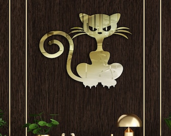 Cat Metal Wall Art, Cat Wall Decor, Metal Decor, Cat Home Decor, Cat Lover Gift, Home Wall Art, Unique Gift, Metal Wall Hanging, Pets
