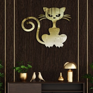 Cat Metal Wall Art, Cat Wall Decor, Metal Decor, Cat Home Decor, Cat Lover Gift, Home Wall Art, Unique Gift, Metal Wall Hanging, Pets