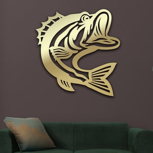 Metal Fish Wall Decor, Metal Fish Wall Art, Metal Fish Decor, Metal Home Decor Home Wall Art, Fish Wall Art, Modern Wall Art, Metal Fish Art