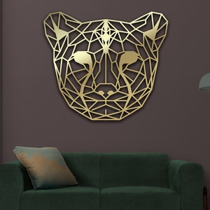 Buy Cheetah Metal Art Online In India -  India