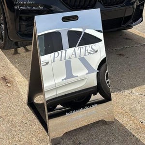耐候性歩道標識、プレミアムAフレーム標識、両面舗装ボード、ネイルサロン、ビューティーセンター、スパに最適