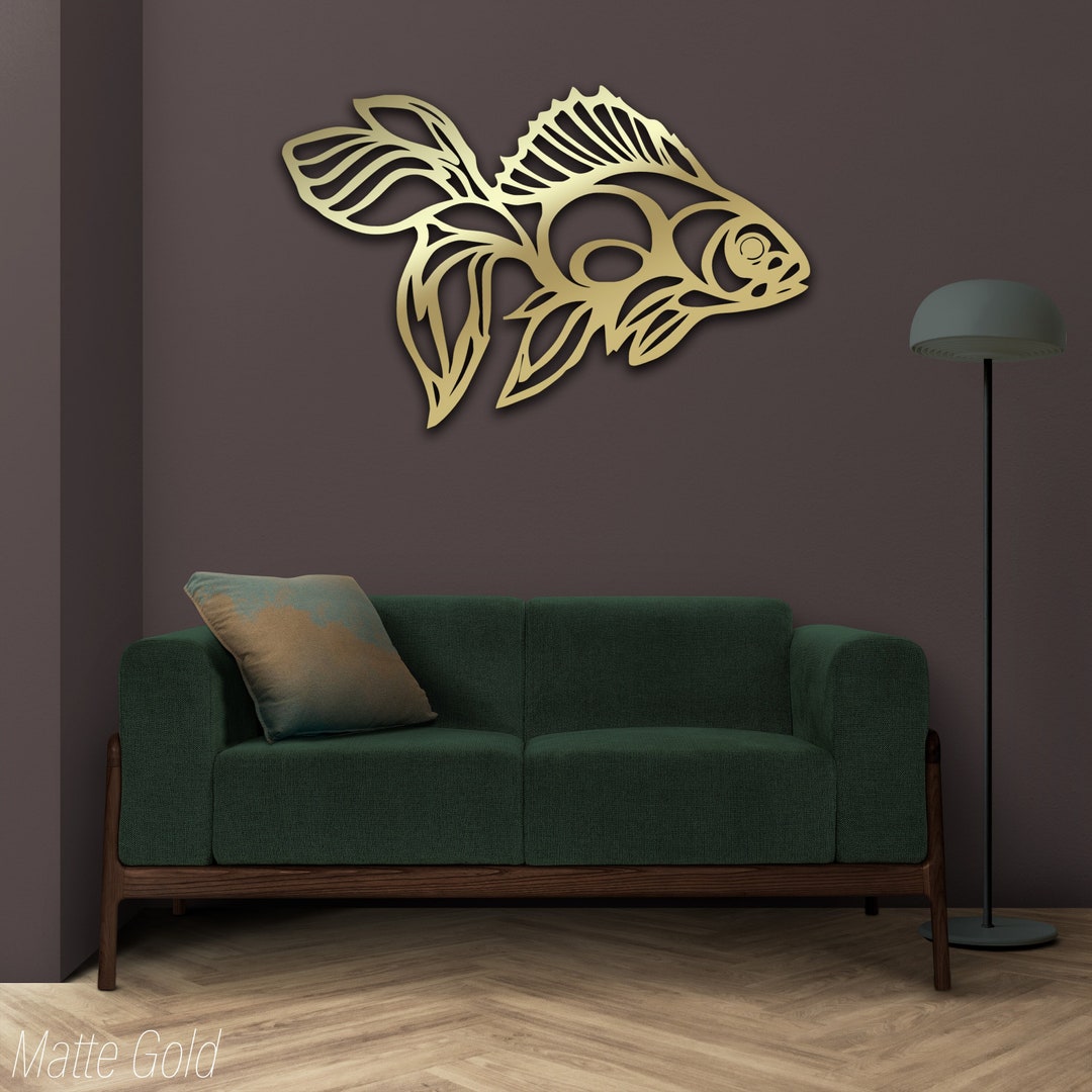 Fish Wall Decor, Fish Wall Art, Metal Fish Decor, Home Decor, Home Wall