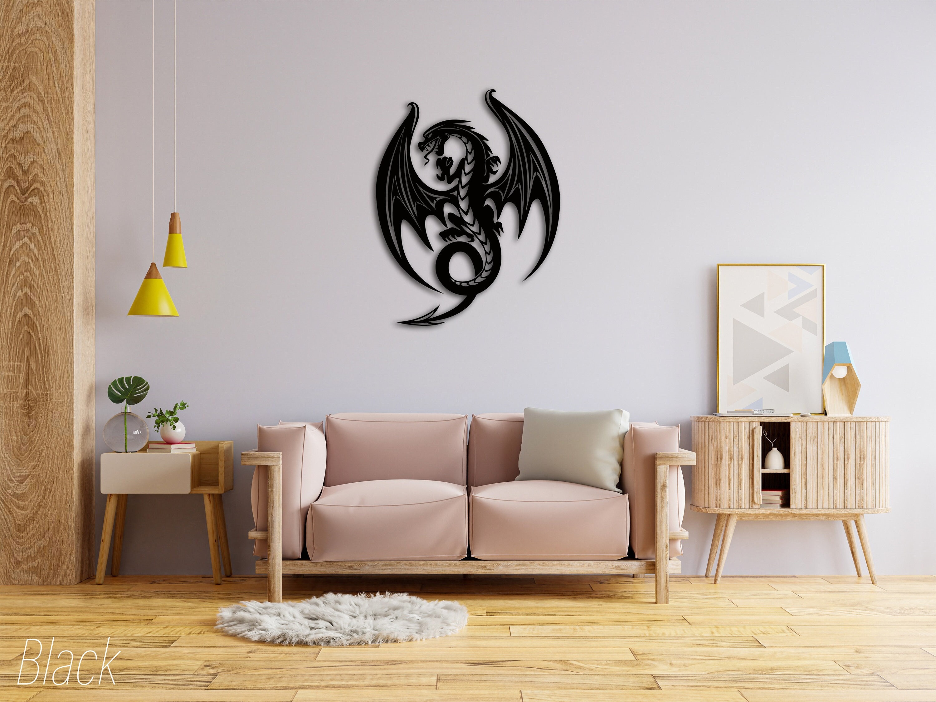 Metal Dragon Wall Art, Wall Decor, Man Cave Art Game Room Decor Gamer Gift, Chinese Dragon Wall Art, Ancient Chinese Culture Wall Decor